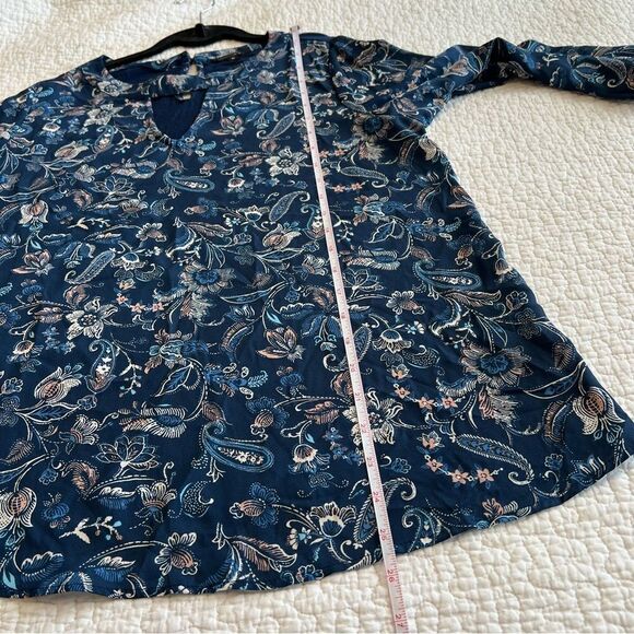 ✨ Papermoon Women’s Blue Floral Top Medium - Picture 10 of 10